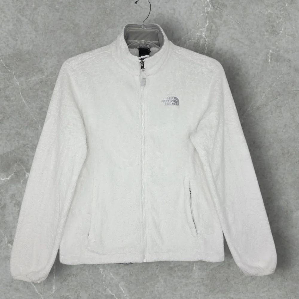 THE NORTH FACE Soft Faux Fur Jacket Women's Size M Full Zip - Picture 1 of 15